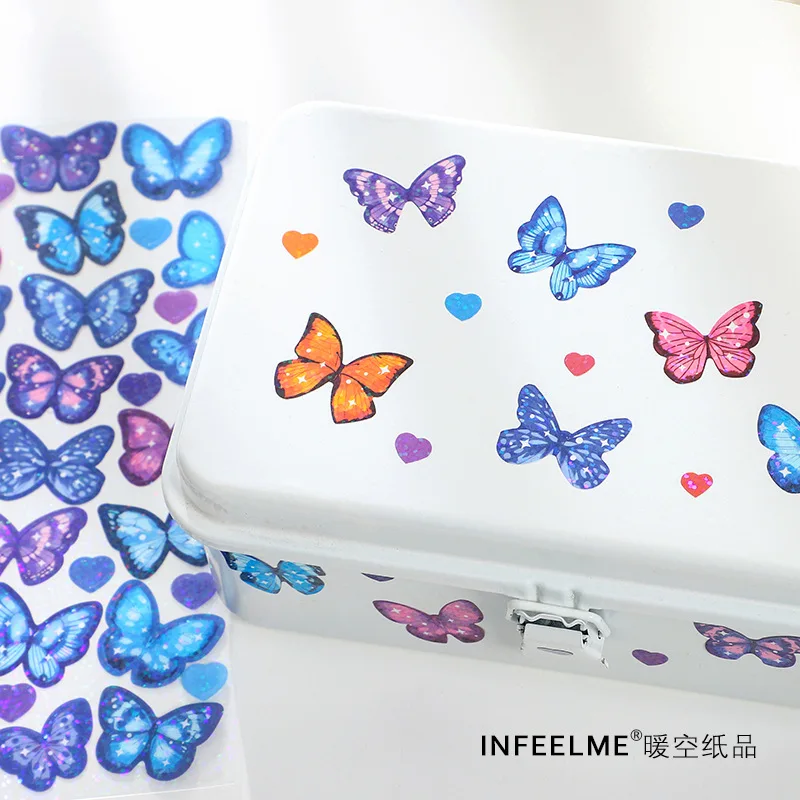 1 лист/упаковка наклейки бабочки для домашних животных|Канцелярские наклейки| |