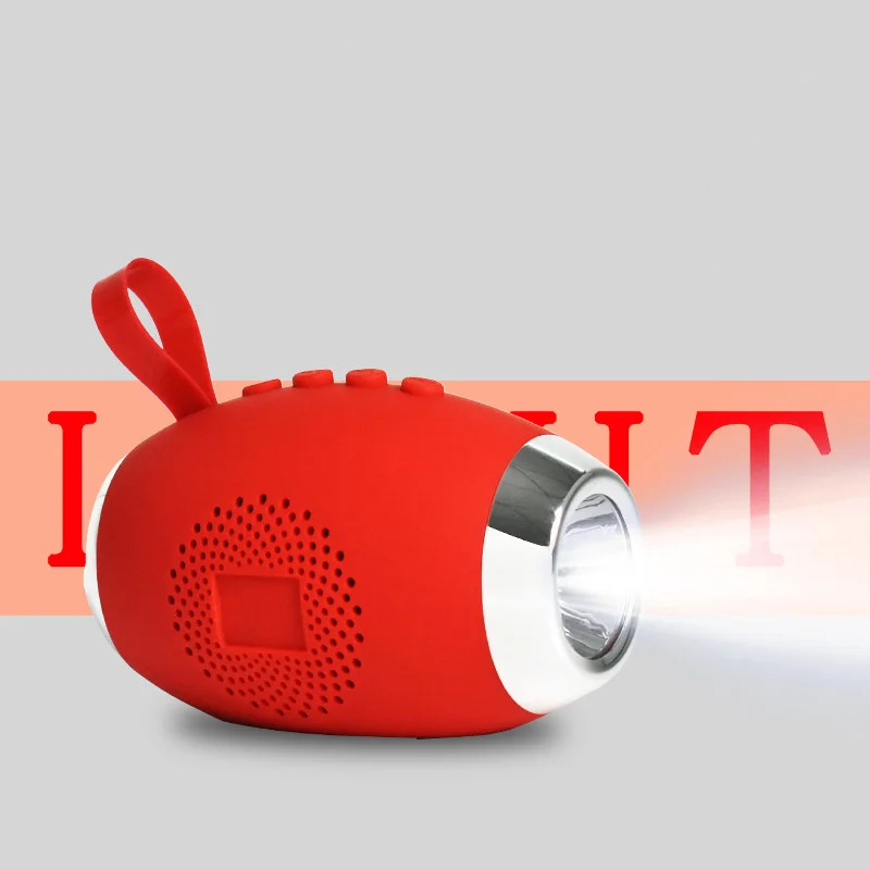 Новый экзотический портативный мини уличный Фонарик Bluetooth динамик беспроводная