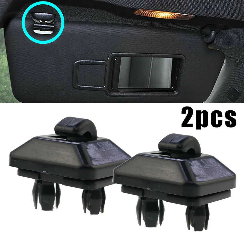

8U0857562A Sun Visor Clips Black For A3 A4 Q5 A7 B6 B7 S4 S5 Hook Interior