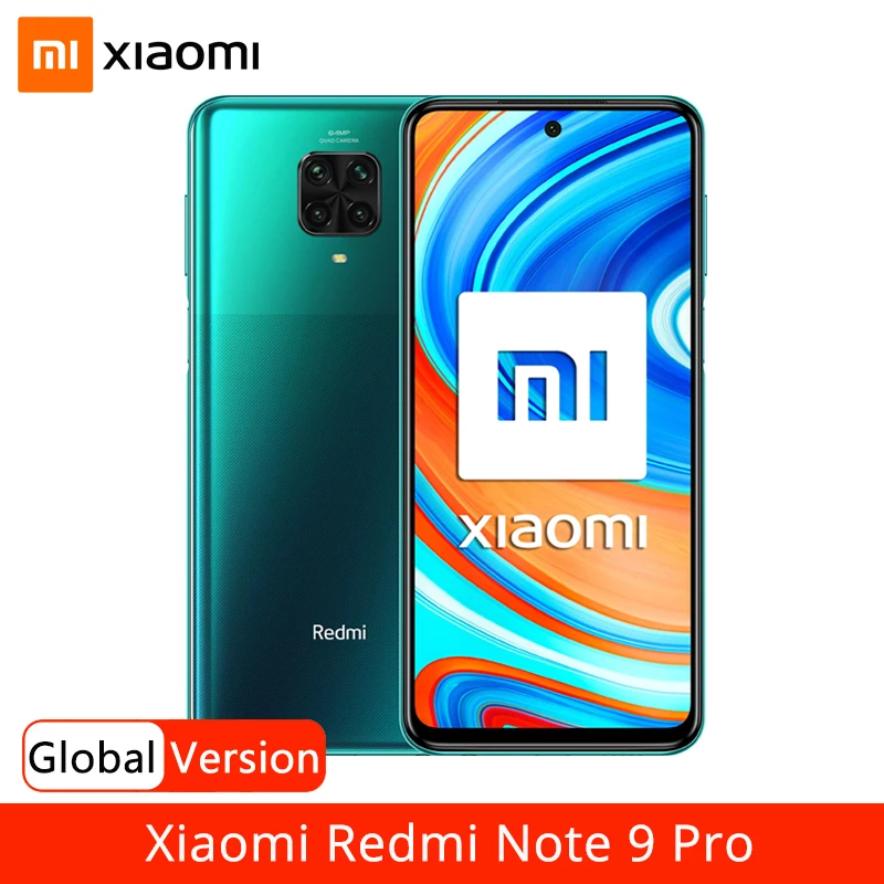 Глобальная версия Xiaomi Redmi Note 9 Pro 6GB оперативной памяти 64 Гб встроенной 128GB ROM