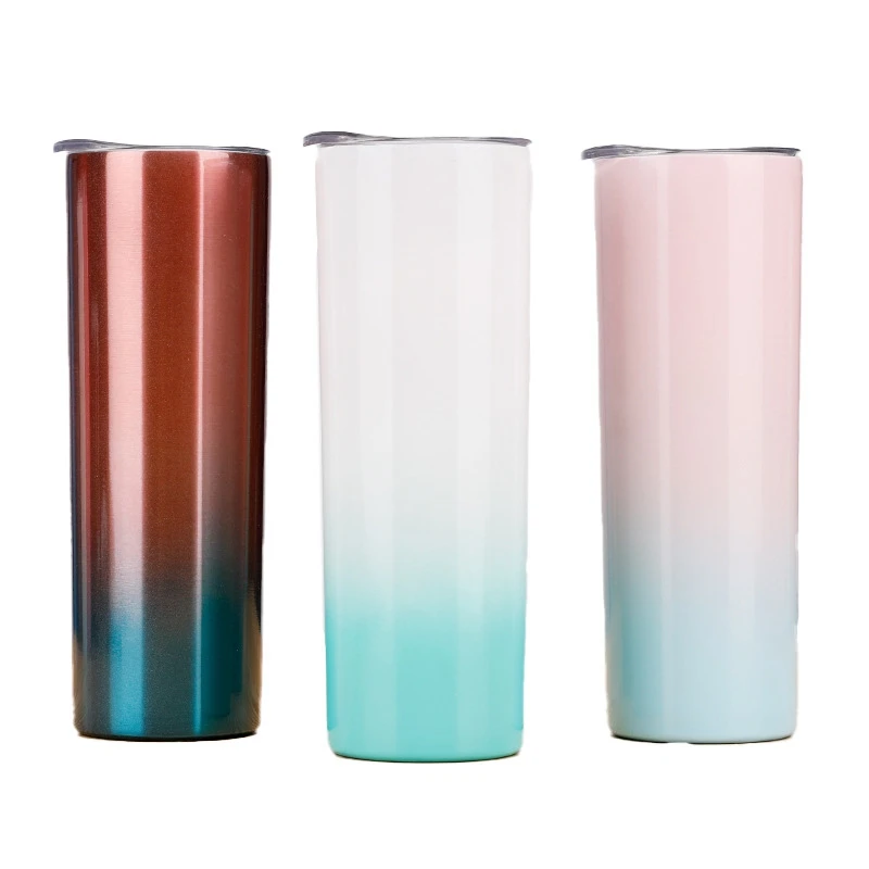 

Colour Straw Thermos Cup Bingba Cup Portable Car Water Cup 20Oz Straight Cup Beer Cup Straw Water Cup