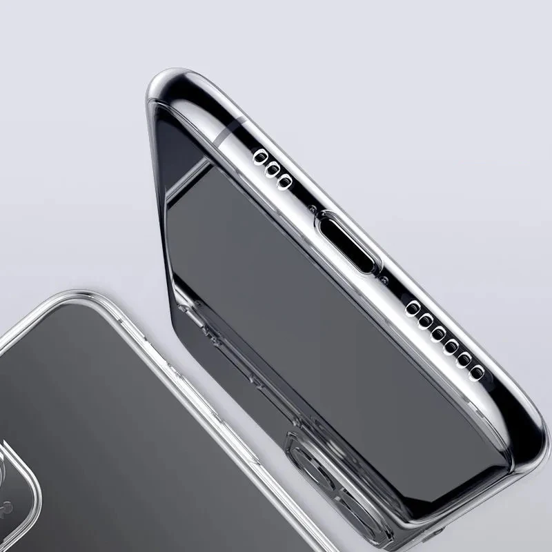 

Ultra Thin Phone Case For iphone 11 12 PRO Mini 6 6S 7 8 Plus 5 5S SE X Xs Max Xr SE 2020 Transparent Soft Silicone Cover