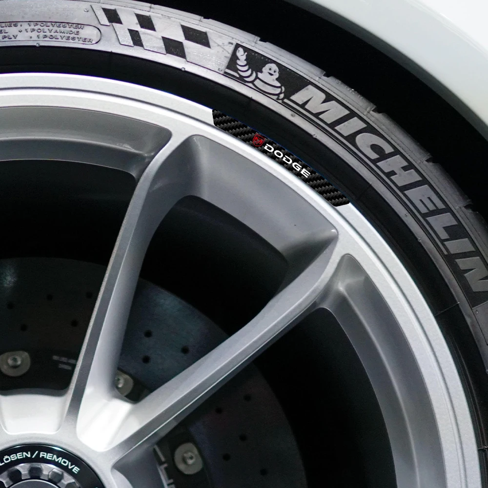 Виниловые наклейки на ступицы колеса из углеродного волокна 4 шт. автомобильный