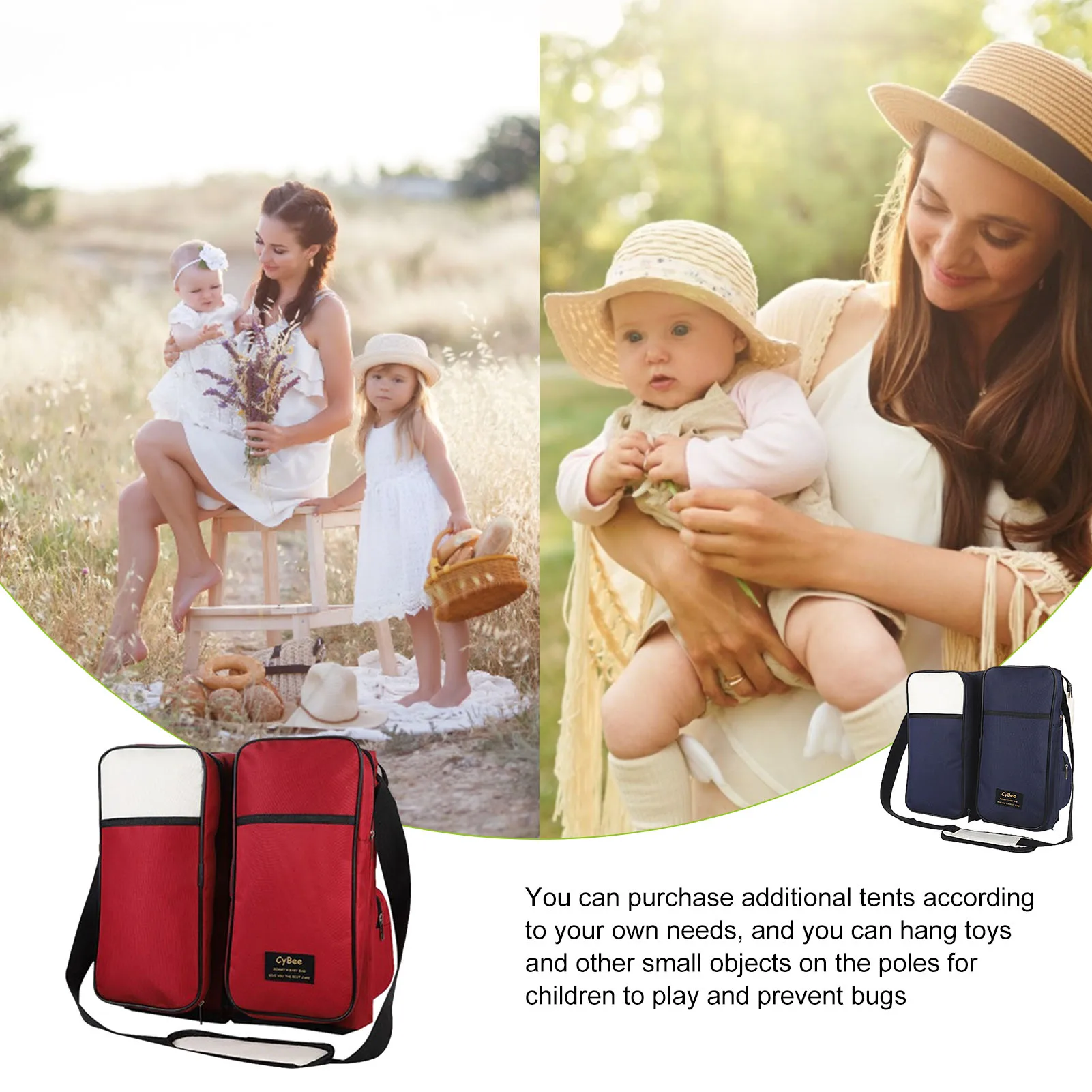 

Baby Travel Folding Bed Single Shoulder Portable Mommy Bag Foldable Bed Outdoor Fun Sports Activity Gear Enfant Baby Care