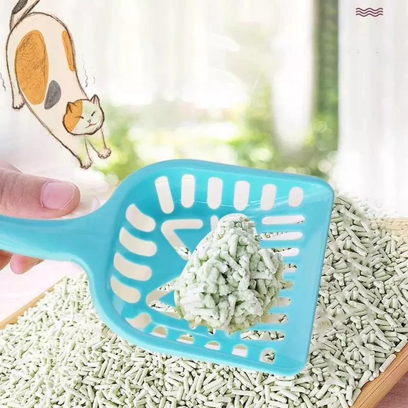 

Thickened Plastic Cat Litter Scoop Set Pet Care Sand Waste Scooper Shovel Hollow Cleaning Tool Cleaning Products Dog Food Scoops