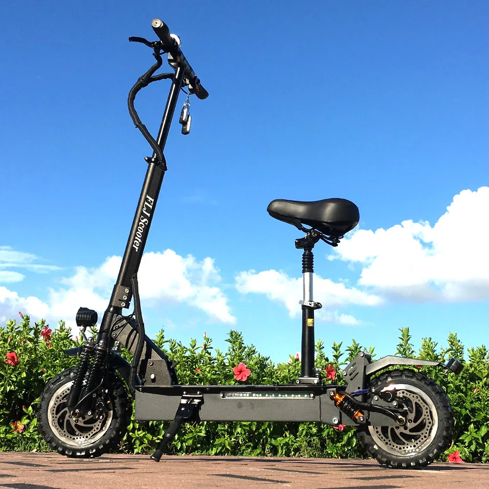 Электрический скутер 3200 Вт 11 дюймов двойной мотор складной | Спорт и развлечения