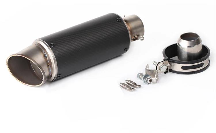 

51mm/60mm Motorcycle pipe exhaust with DB killer Motorcycle Exhaust Pipe Muffler Carbon Fiber GP-project Exhaust Pipe