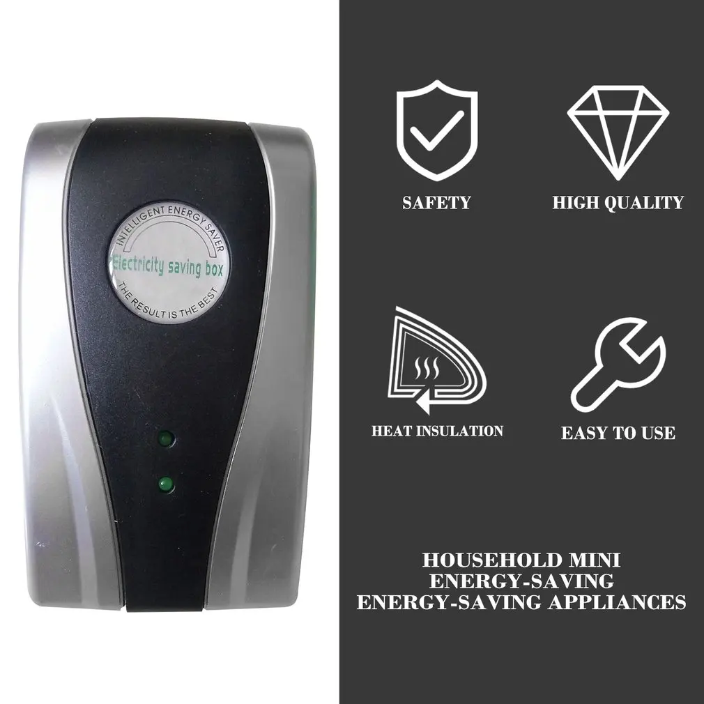 

Household Mini Power Saver Energy Saving Power Saver Power Saving Power Saver Slow Walking Meter Stable Voltage