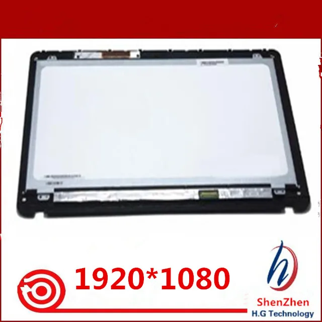 15," для sony Vaio SVF152 серии SVF152C29M SVF152C29L SVF152A29V N156HGE LB1 Полный ЖК-дисплей с сенсорным экраном в сборе+ рамка