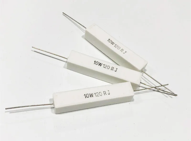 Резистор цементный горизонтальный 10 шт. RX27-1 КВП сопротивление Вт 0 1/0 47/0 5/0