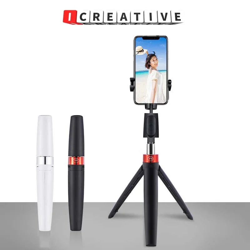 

ICREATIVE новейшая 3 в 1 беспроводная BT селфи-палка мини Портативная фототрипод Складная селфи-Палка с дистанционным управлением