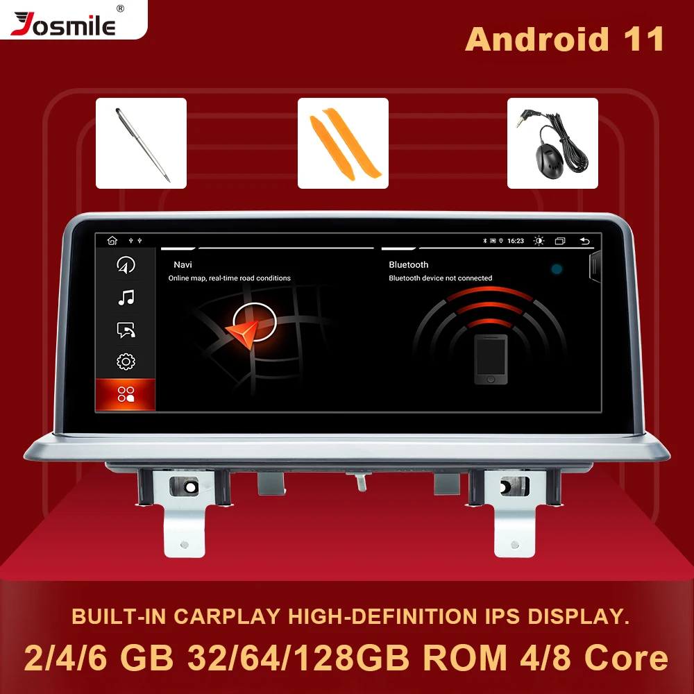 

6GB IPS Android 11 Car Radio Multimedia For BMW 1 Series 120i E81 E82 E87 E88 CCC CIC NET Head unit Stereo GPS Navigation Audio
