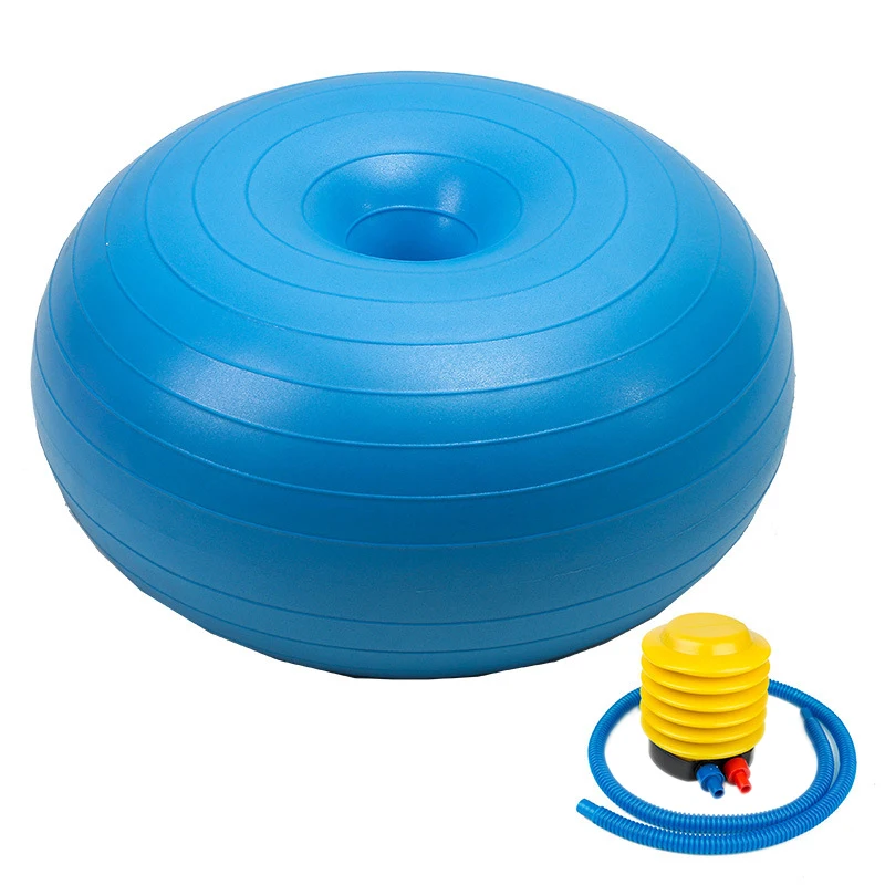 

Donut Yoga Equipment PVC Thickened Anti-Burst Fitness Yoga Apple Ball