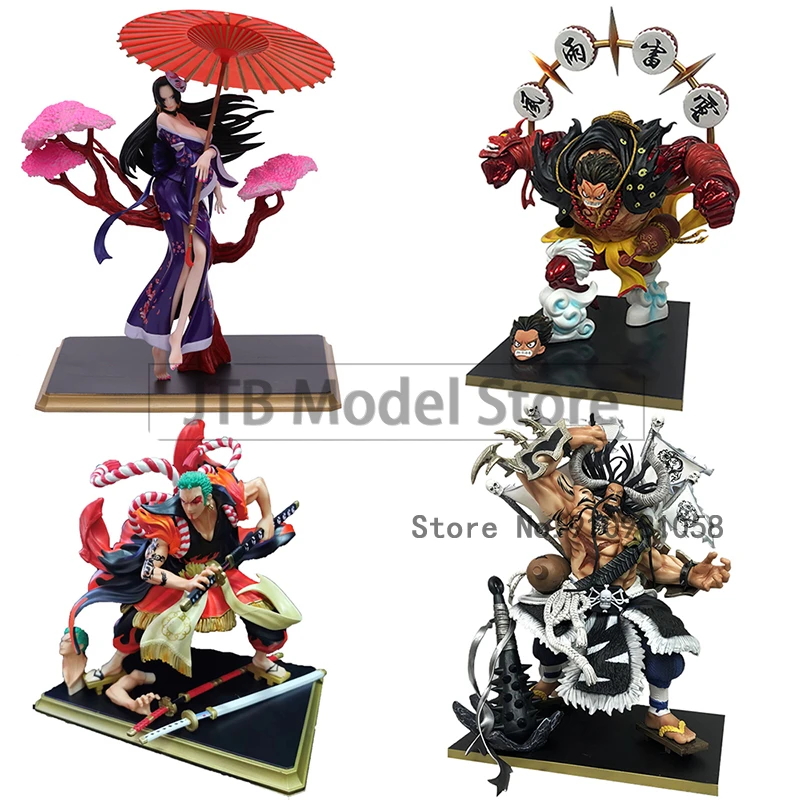 

One Piece GK Roronoa Zoro Anime Action Figure Model PVC 24-35cm Monkey D Luffy Snake Princess Kaido Statue Collection Toy Figma