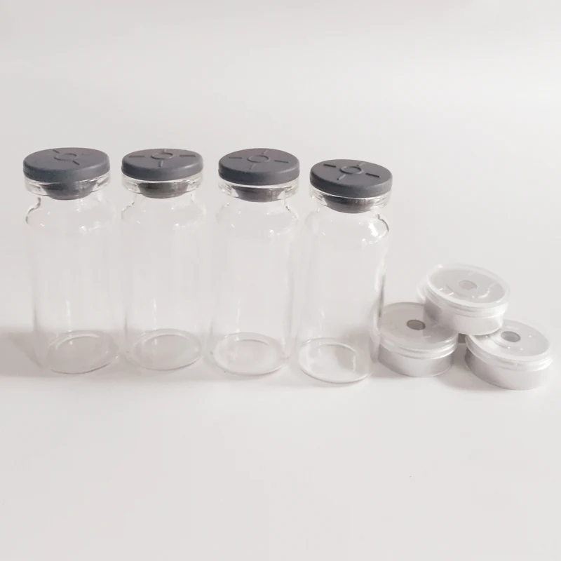 10 мл стеклянная бутылка Бутилкаучуковая пробка лабораторные стеклянные флаконы