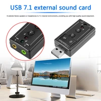logitech 7 1 virtual usb sound card external audio adapter for desktop laptop 3 5mm aux headphone microphone converter
