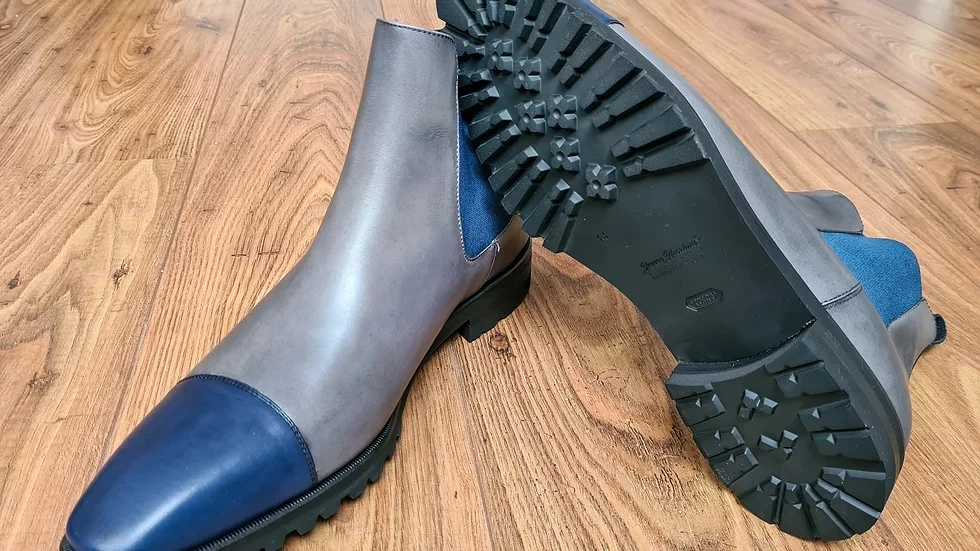 

High Quality New Fashion Men Pu Leather Trendy Slip-on Ankle Boots Vintage Casual Classic Chelsea Boots Zapatos De Hombre HC408