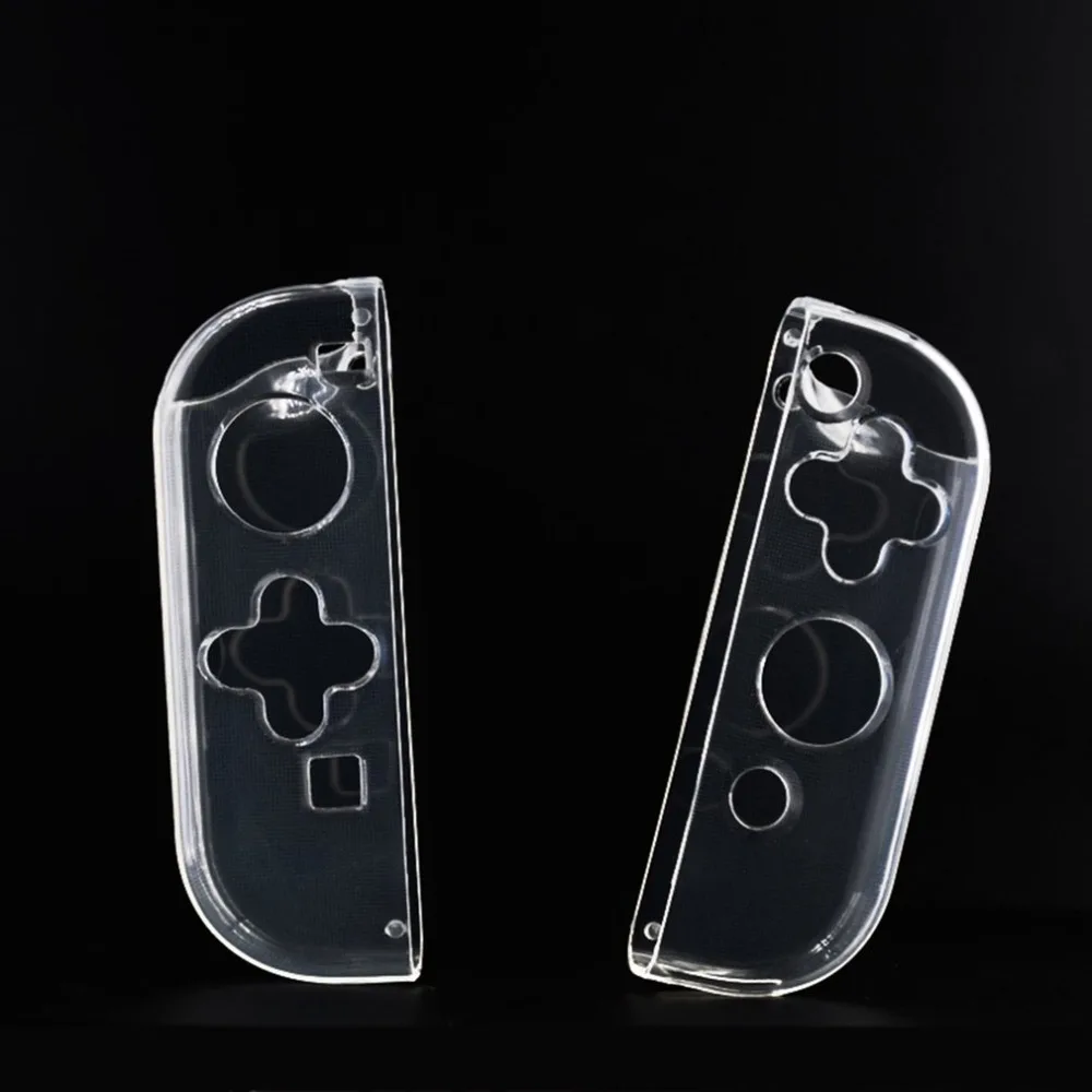 Прозрачный Кристальный Мягкий ТПУ Защитный чехол кожного покрова для Nintendo Switch контроллер NS Joy-Con прозрачный корпус