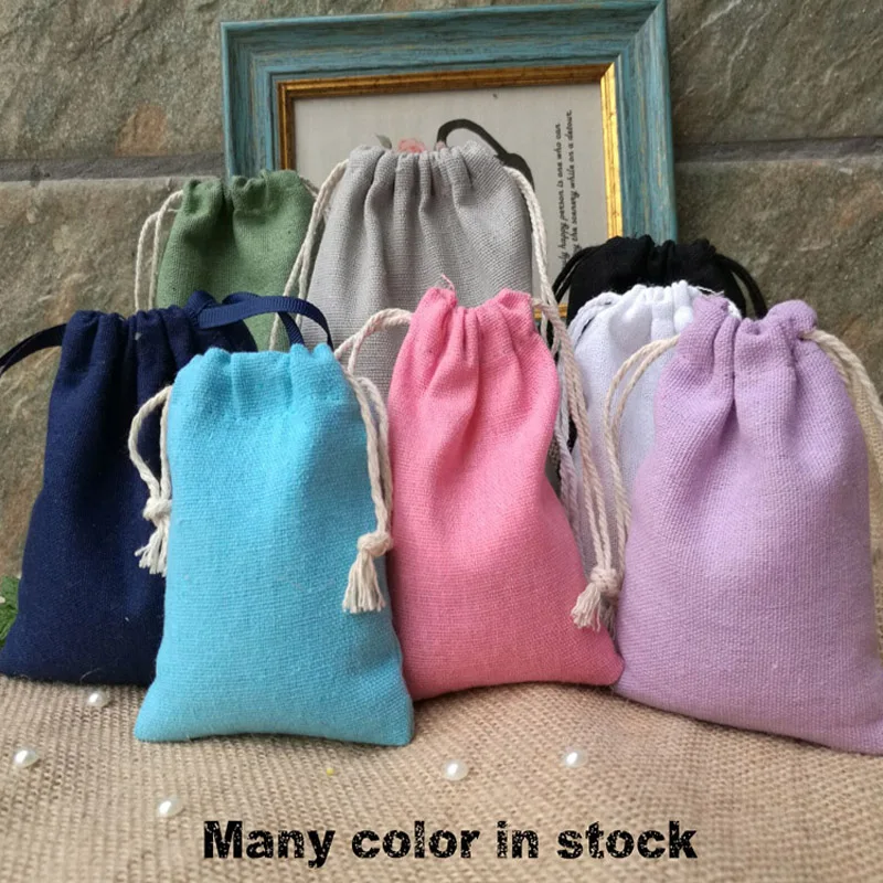 Подарочные сумочки из хлопка 8x10 см 9x12 10x15 (4x6 вечерние)|jewelry packaging bags|cotton gift pouchjewelry