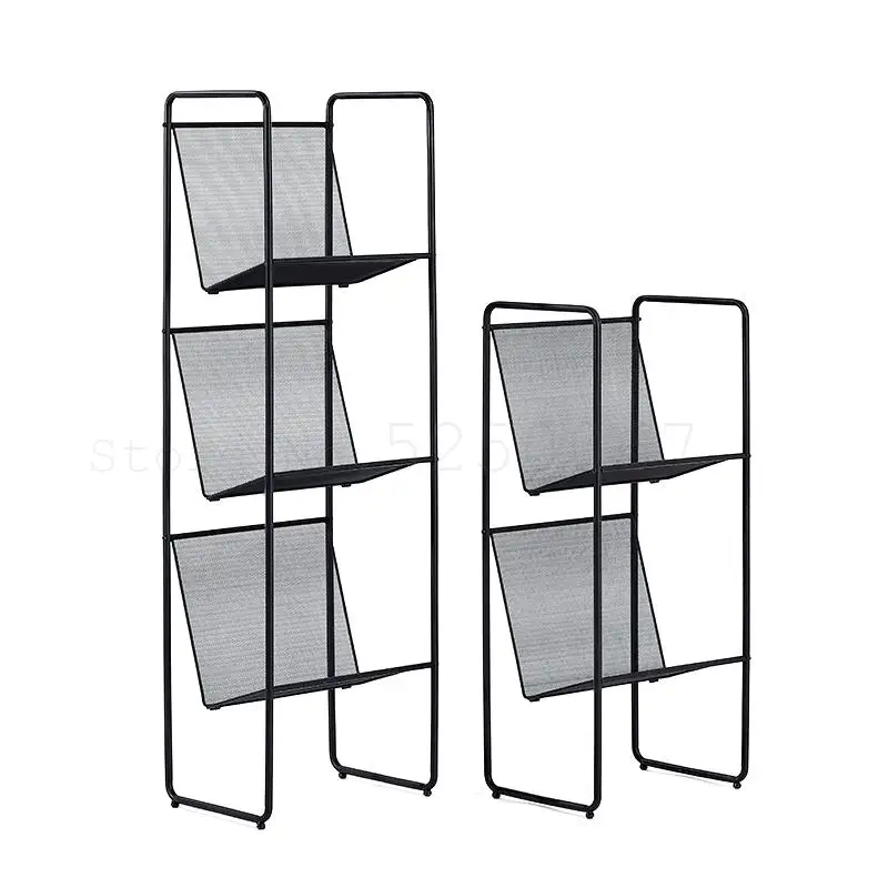 Книжная полка из кованого железа стол для студентов книжная хранения напольная