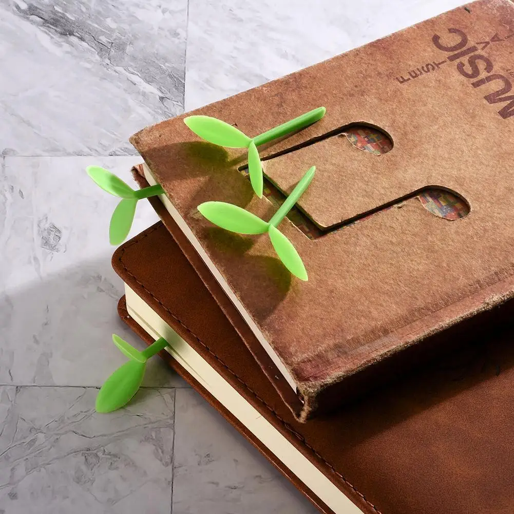 

Creative Cute Little Grass Bud Shoot1 Bookmark Silicone Stationery Book Marker Dropshipping Wholesale