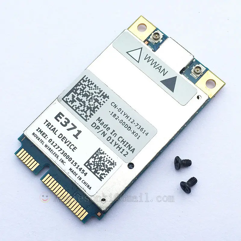 dw5804 4g wwan lte mobile broadband 01yh12 e371 pci e 3g4g wlan wcdma module modem for dell 850 aws 19002100 mhz free global shipping