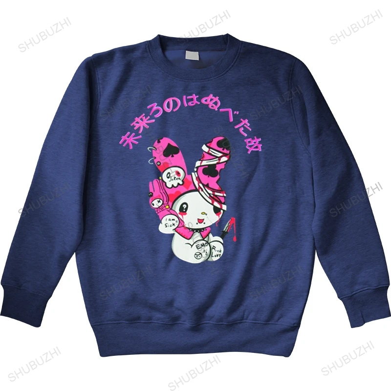 

Мужская милая искусственная Толстовка в стиле Харадзюку, японская Толстовка в стиле хип-хоп, Повседневная Толстовка с длинным рукавом, мужс...