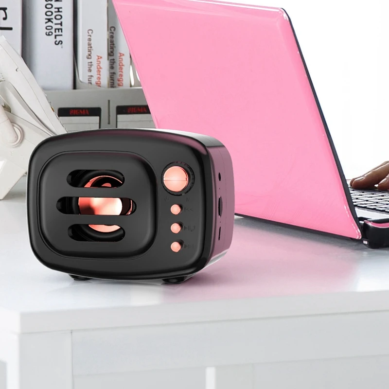 Портативный 5 0 мини ретро Bluetooth динамик радио стерео старомодный классический