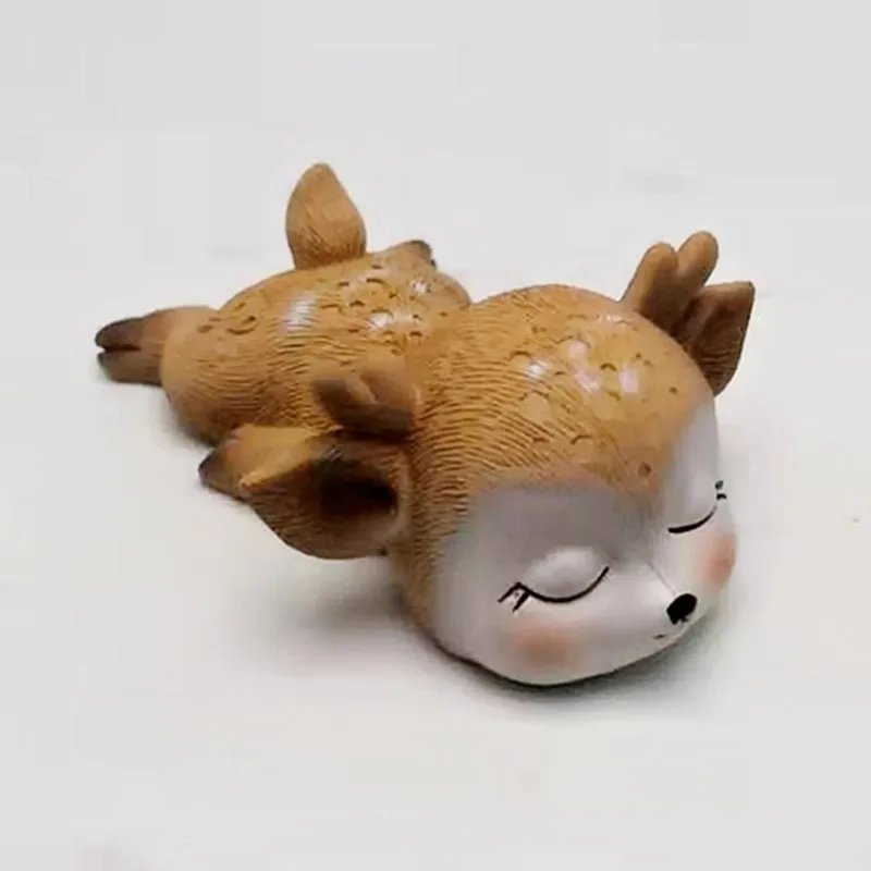 3d спальный олень силиконовая форма для мыла Сделай Сам гипсовая литья под