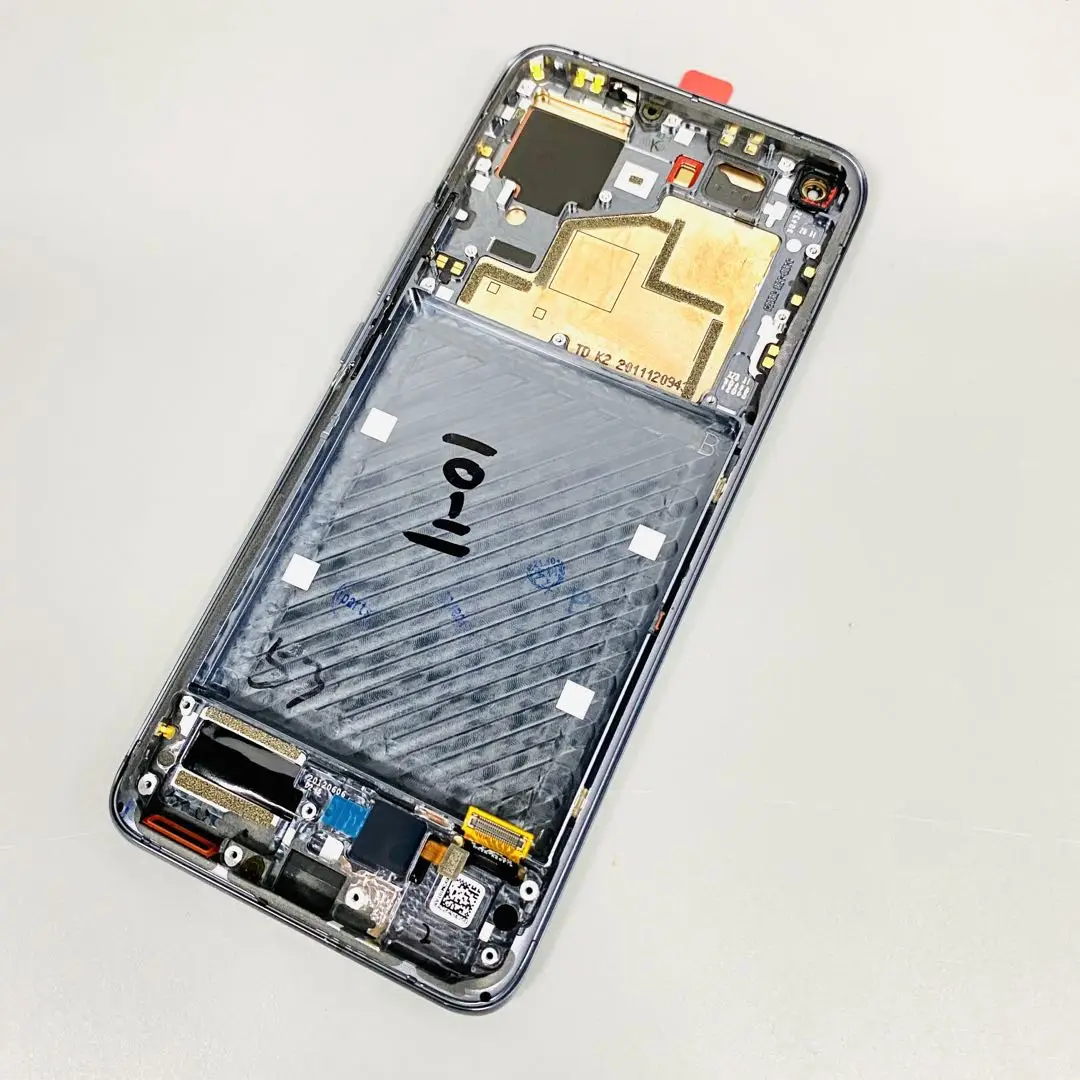 Repuesto para Xiaomi MI 11 5G M2011K2C M2011K2G, montaje de pantalla t&aacute;ctil LCD con marco AMOLED, piezas de reparaci&oacute;n originales-0