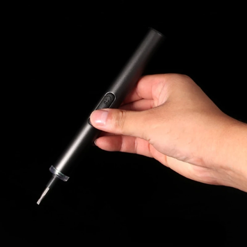 

Mini Electric Screwdriver USB Charging Screw Driver Cordless Power Drill Repair