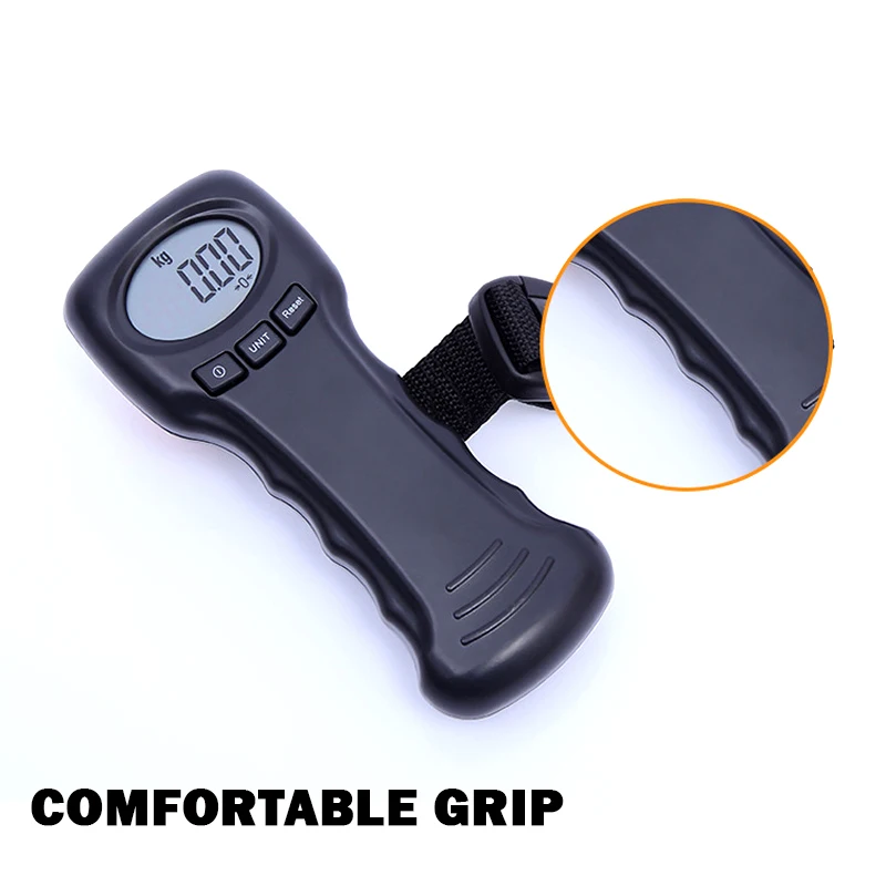 

Весы рыболовные портативные с ЖК-дисплеем и подсветкой, 44 кг