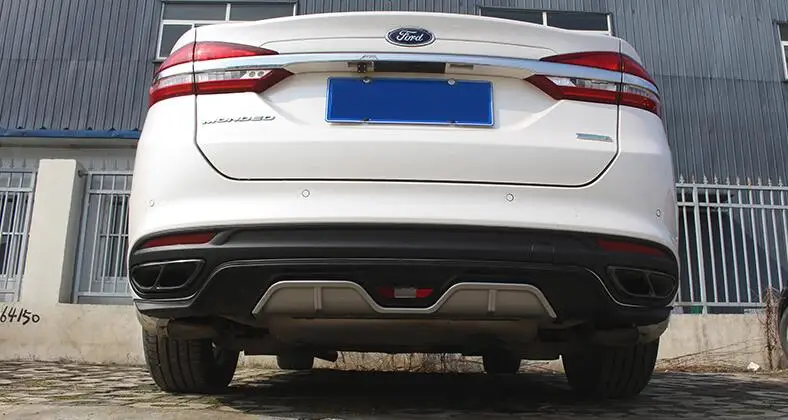Защитный диффузор для заднего бампера Ford MONDEO ABS 2013 2018 4C Комплект кузова бампер
