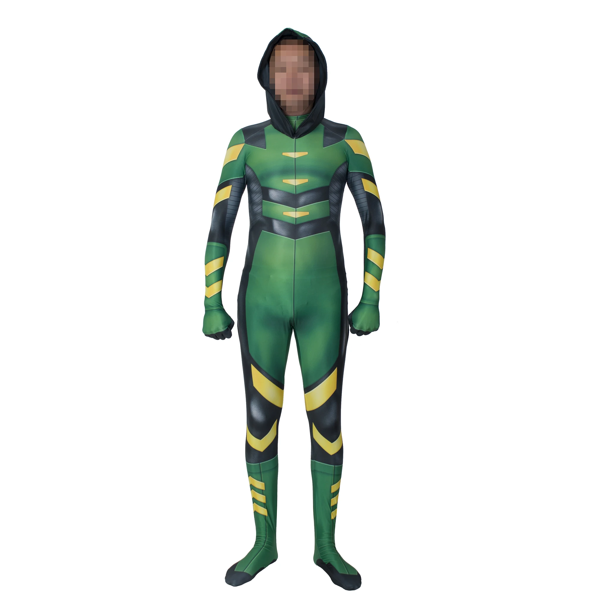 Косплей-костюм для Хэллоуина с 3D-принтом Зеленой Стрелы Оливера королевы |