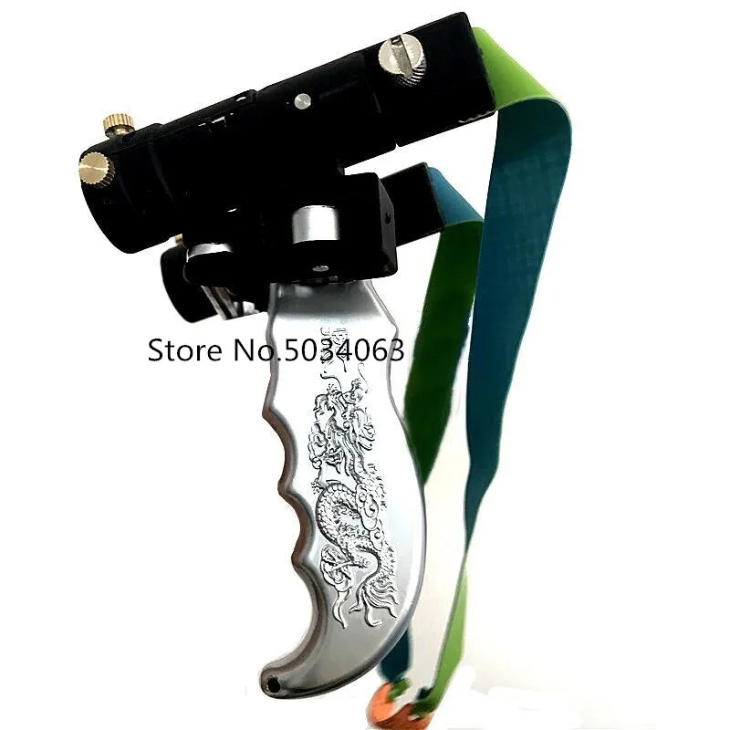 

Alloy slingshot hunting slingshot dual laser sight with rubber band high precision shooting outdoor sports hunting 2019 new