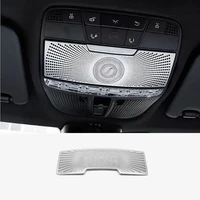 stainless steel for mercedes benz s class w222 2014 15 16 17 18 19 2020 accessories car head front reading light lamp cover trim