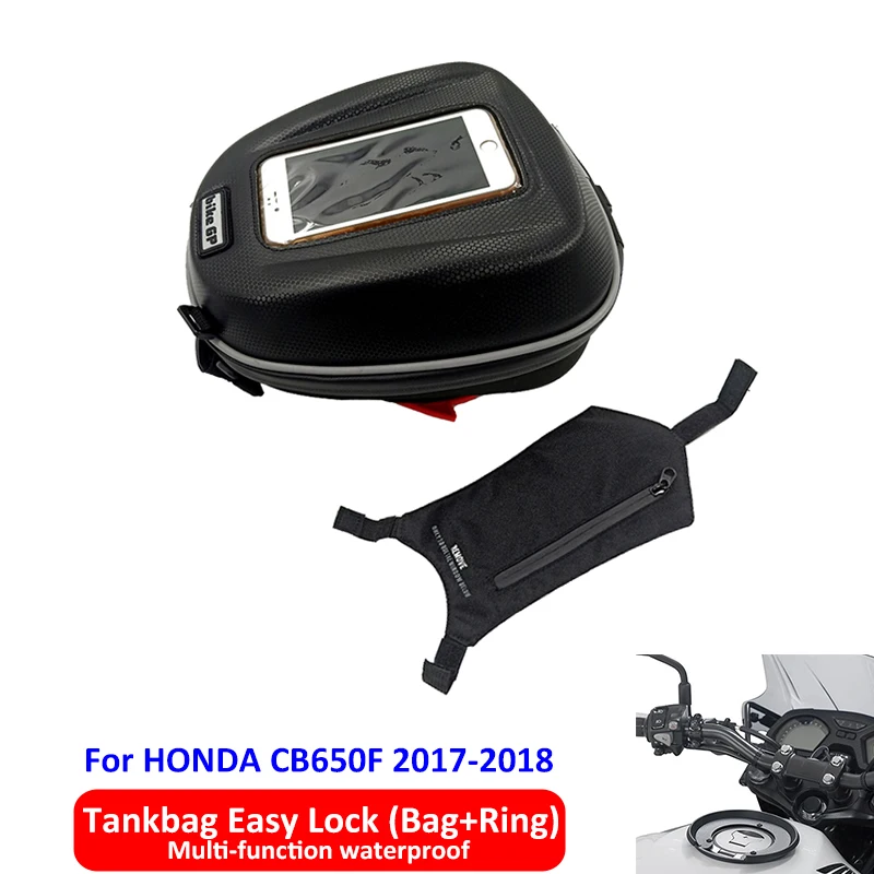 Для HONDA CB650F 2017 2018 быстросъемный Tanklock легкая Блокировка сумка для топливного бака 5