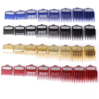 metal hair clipper attachment comb replacement hair clipper guard hair cutting 8 sizes hair clipper limit guide comb set