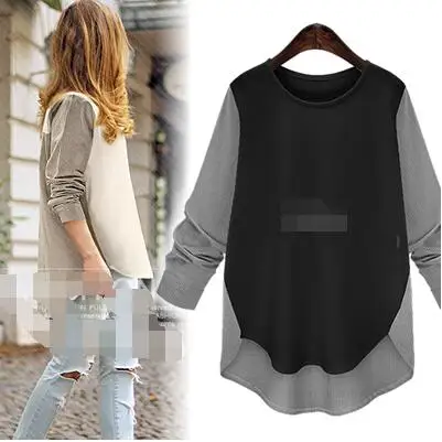 Туника 2020 осенние длинные рубашки размера плюс блузки для женщин 2xl 3xl 4xl 5xl Blusas