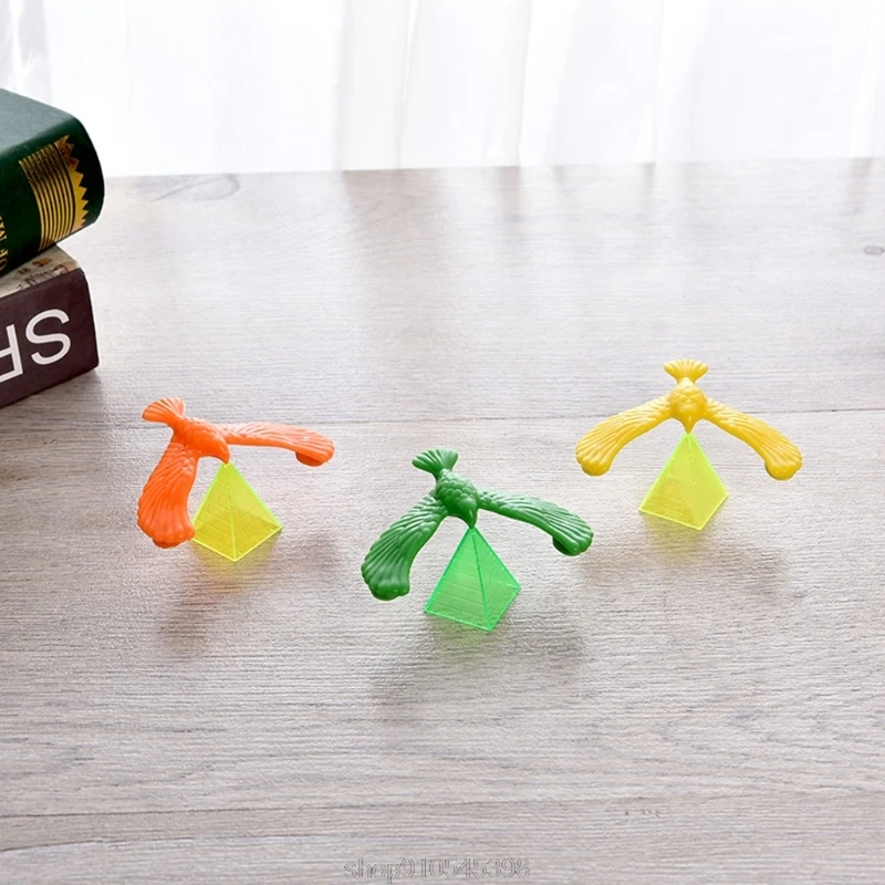 

New Pyramid Balance Eagle Bird Toy Magic Toy Fun Learning Education Gag Toy Gift O22 20 Dropshipping