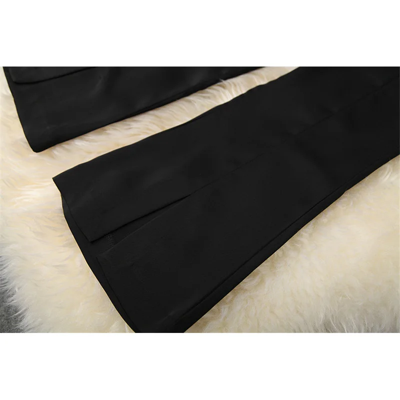 

Summer Clothes for Women 2020 New Fashion Two Piece Outfits Elegant Office Lady Patchwork Chiffon Blouse and Pants Suit Sets