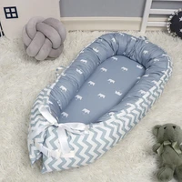 newborn baby nest bed protable crib travel baby bed infant toddler baby lounge cotton cradle for newborn bassinet bumper