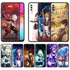 Силиконовый чехол для телефона Samsung Galaxy A50 A70 A22 A10 A30 A20e A20s A40 A10s A90 5G A80 A7 A9 2018, Обложка Genshin Impact Cool