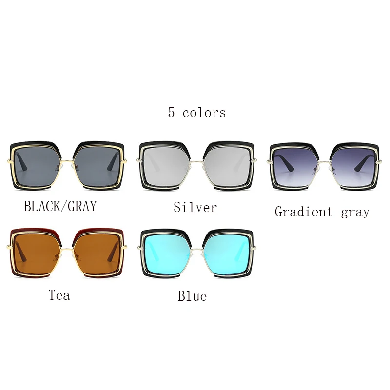 DPZ новые модные женские квадратные солнцезащитные очки с бабочками винтажные