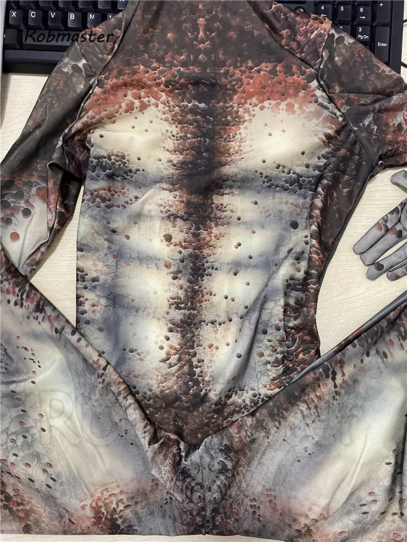 Новинка костюмы для косплея хищника мужчин и мальчиков Комбинезоны из спандекса