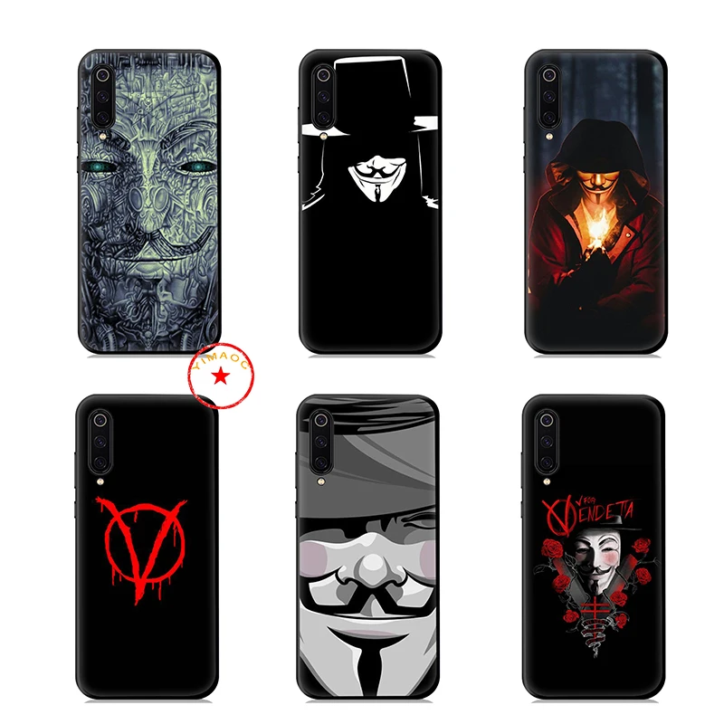 Мягкий силиконовый чехол V для Vendetta Xiaomi Redmi Note 8 7 6 5 Pro 4X 5A |