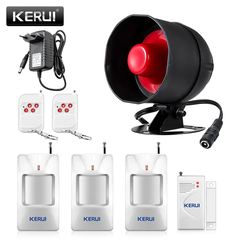 Беспроводной домашний детектор движения KERUI динамик с системой противоугонной