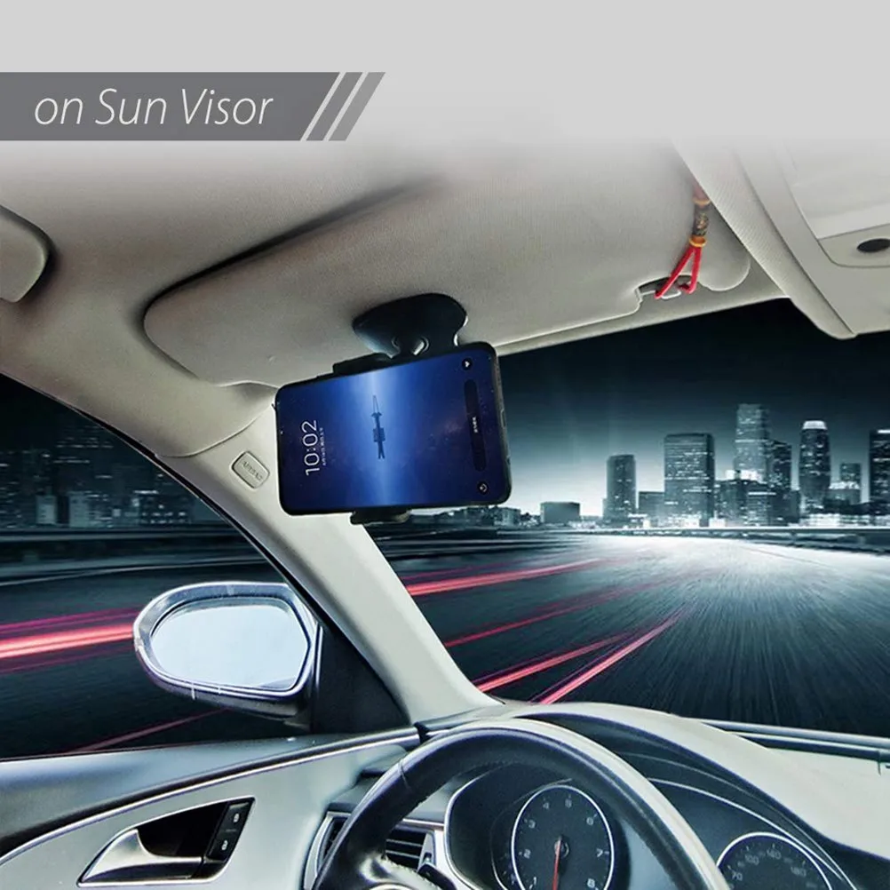 aular universal car cell phone mount upgrade 360 rotation dashboard cell phone clip automobile cradles car holder mount stand free global shipping