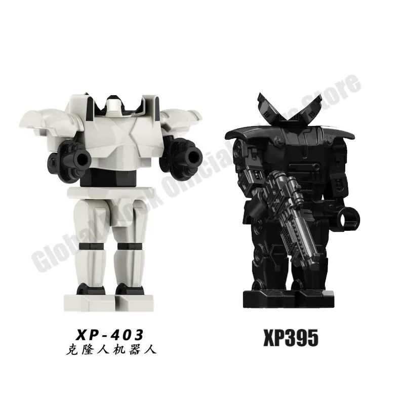 

Конструктор NWS XP395 XP403, Образовательные Кирпичи, экшн-фигурки, шлем, броня, ремень, голова, рождественский подарок для детей