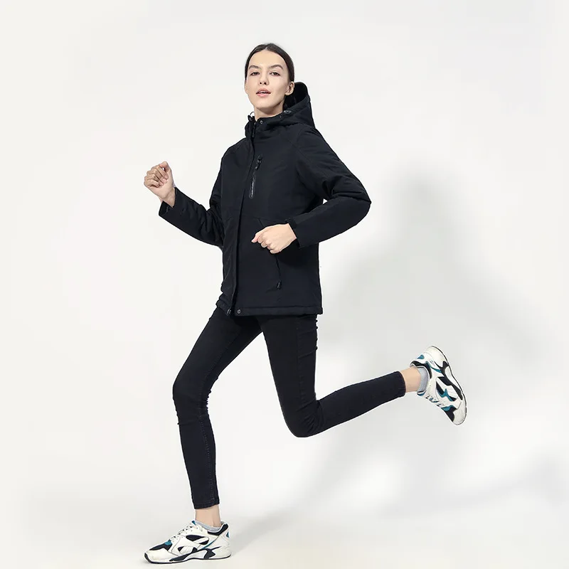 SAENSHING жилет с USB подогревом куртки для женщин походные улицы водонепроницаемая